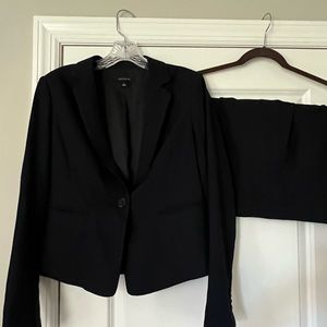 Ann Taylor Navy Skirt Suit